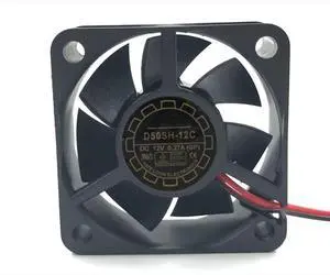 D50SH-12C DC12V 0.27A 50X50X10mm 2-Wire Cooling Fan