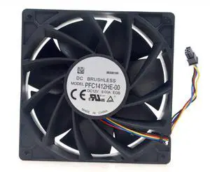 PFC1412HE DC12V 9.00A 108W 140X140X38mm 4-Wire Cooling Fan 14038mm