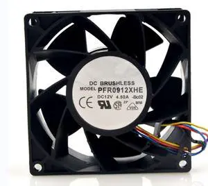 PFR0912XHE DC12V 4.50A 92X92X38mm 4-Wire Cooling Fan