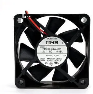 for 2406RL-04W-M30 DC12V 0.08A 6CM 6015 Cooling Fan