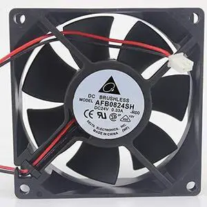 forDelta AFB0824SH 8025 Fan 24V 0.33A 8CM 80MM Gale Volume Inverter Cooling Fan