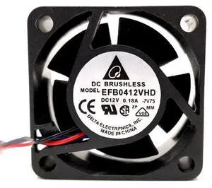 EFB0412VHD Fan EFB0412VHD 4020 4CM 12V 0.18A Dual Ball Switch Fan