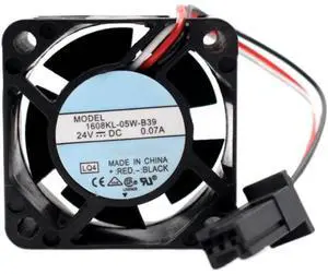 for 1608KL-05W-B39 24V 0.07A 1.92W 6500RPM 40X40X20MM 3-Wire Cooling Fan
