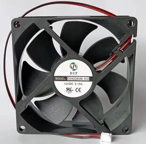 DD92DBVM-012 DC Fan DD92DBVM-012 12VDC 0.16A 9CM 90×90×25mm 2-Wire Cooling Fan