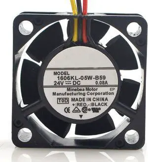 1606KL-05W-B59 L02 4015 24V 0.08A FH6-1742 3Wire Cooling Fan