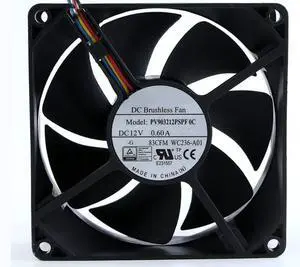 for PV903212PSPF 0C 12V 0.60A 83CFM 90X90X32MM 4-Wire Cooling Fan