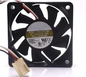 for F6015B12MY 12V 0.15A 4100RPM 60X60X15MM 3-Wire Cooling Fan