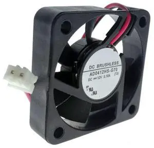 for AD0412HS-G70 12V 0.10A 1.20W 6000RPM 40X40X10MM 2-Wire Cooling Fan