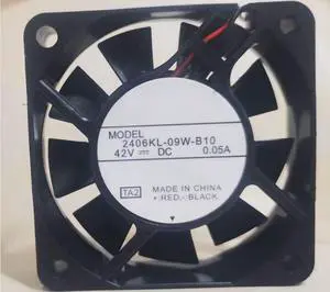 for 2406KL-09W-B10 42V 0.05A 60X60X15MM 2-Wire Cooling Fan