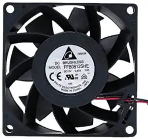 for FFB0812SHE 12V 0.87A 80X80X38MM 2-wire cooling fan