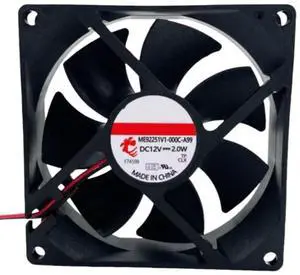 for ME92251V1-000C-A99 12V 2.0W 9225 92X92X25MM 9.2CM 2-Wire Cooling Fan