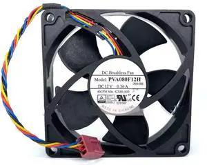 for PVA080F12H 12V 0.36A 80X80X20MM 4-Wire Cooling Fan