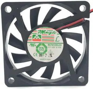 for MGT6012HB-A10 12V 0.17A 60X60X10MM 2-Wire Cooling Fan