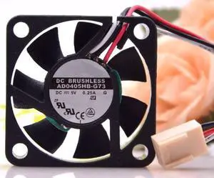 for AD0405HB-G73 5V 0.25A 40X40X10MM 3-Wire Cooling Fan