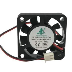 for FSY40S12L 12V 0.05A 40X40X10MM 2 -wire cooling fan