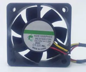 for KDE1205PHV2 12V 0.06A 1.0W 50X50X15MM 3-Wire Cooling Fan