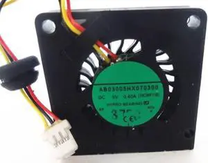 for AB03005HX070300 5V 0.4A 30X30X7MM 3-Wire Cooling Fan