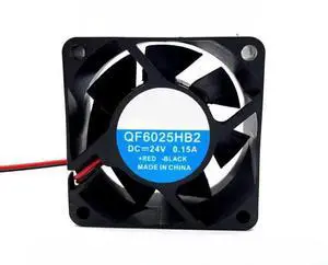 for QF6025HB2/HBL1 Cabinet Fan 24V 12V Inverter Industrial Cooling Fan 6CM