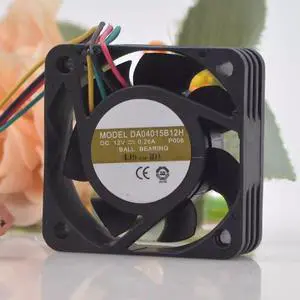 for 4015 12V 0.26A DA04015B12H 4cm 4-Wire Temperature Controlled high air Volume Fan