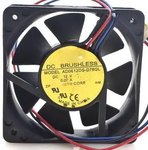 for AD0612DS-D76GL 12V 0.07A 6015 6CM Monitoring Power Mainboard Silent Fan