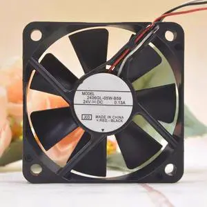 for 2406GL-05W-B59 6015 24V 0.13A 6cm 3-Wire Inverter Copier Fan