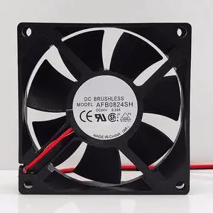 for AFB0824SH 8025 24V 0.33A 8CM high air Volume Dual Ball Variable Frequency Fan