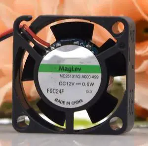 for MC25101V2-A000-A99 2.5CM 2510 12V 0.6W Ultra Quiet Fan