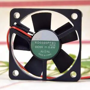 for KD0505PFB3 5CM/cm 5V 0.12A 2-Wire Silent Cooling Fan
