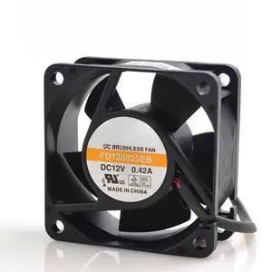for FD126025EB 6025 12V 0.42A Power Supply Chassis Motherboard Fan