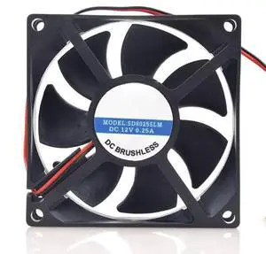 for 8cm Fan 12v 0.25A 8025 SD8025SLM Ultra Quiet Power Supply Motherboard Fan