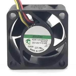 for 4CM4020 Magnetic levitation Bearing KDE1204PKV3 12V 0.4W Ultra Quiet Power Supply Cooling Fan