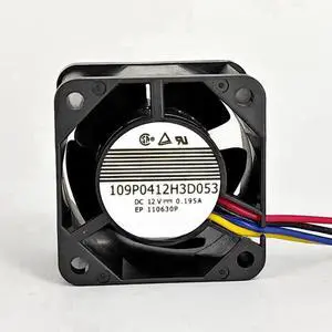 for 4028 12V 0.195A 4CM Power Supply Silent Cooling Fan 4-Wire PWM 109P0412H3D053