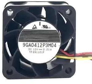 for 4028 Fan 4cm 12V 0.21A Silent 4-pin PWM Speed Regulation Cooling Fan 9GA0412P3M04