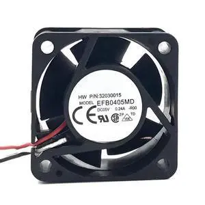 for 4CM cm Fan ROO Alarm 4020 0.24A Computer 5V Power Supply Chassis Heat Dissipation EFB0405MD