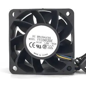 for 1.20A 12V FFC0612DE 6038 6CM high-Speed Large Wind Turbine Cooling Fan