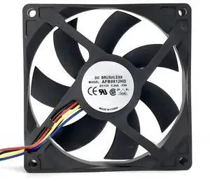 for AFB0912HD 9CM 9020 12V Silent PWM Dual Ball Chassis Power Supply Cooling Fan Fan