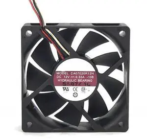 for 7020 7CM CPU Cooler Fan Chassis Power Supply DA07020R12H 12V 0.33A