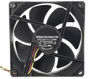 forDell PN: X755M A01 12V EE92251S3-D020-C99 9025 Server Fan