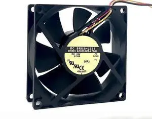 5 PCS 24V 0.16A 8CM 8025 Silent Frequency Converter Chassis Fan AD0824HB-A76GL