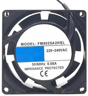 for 8025 8CM axial Flow Fan 0.08A Ultra Quiet Chassis Cabinet Cooling Fan FM8025A2HSL