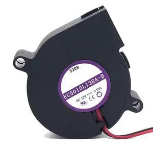 for EC5015L12EA-B 12V 0.10A 5CM 5015 3-Wire Cooling Fan