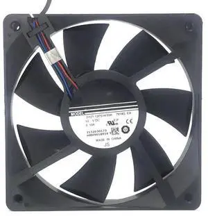 for D12T-12PS14 12cm12025 12V0.10A Ultra Quiet Double Ball Cooling Fan