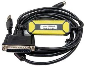1PCS USB-SC09 Programming Cable FX2N Data Cable FX3U Program Download Cable RS422 Nine pin Round Head(USB-SC09) 1PCS USB-SC09 Programming Cable FX2N Data Cable FX3U Program Download Cable RS422 Nine pin Round Head(USB-SC09)