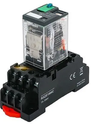 1Pcs Intermediate Relay 8-pin 14-pin RXM4AB 2LB AB CB2BD P7 DC24v AC220v(RXM2AB2P7) 1Pcs Intermediate Relay 8-pin 14-pin RXM4AB 2LB AB CB2BD P7 DC24v AC220v(RXM2AB2P7)