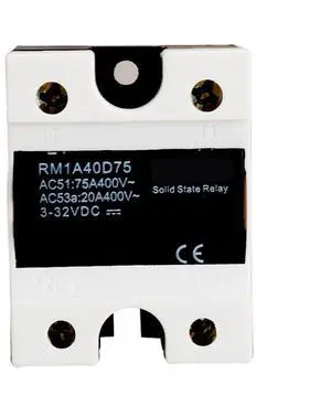 RM1A40D75 5pcs 2SCR 75A AC Solid State Relay,5V 12V 24V 32VDC Input 42-440VAC Output,Zero Crossing SSR Relay Switch Board RM1A40D75 5pcs 2SCR 75A AC Solid State Relay,5V 12V 24V 32VDC Input 42-440VAC Output,Zero Crossing SSR Relay Switch Board