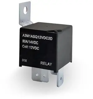 (2PCS) A3M1ASQ12VDC2D Relay Automotive SPST 80A 12V A3M1ASQ12VDC2D (2PCS) A3M1ASQ12VDC2D Relay Automotive SPST 80A 12V A3M1ASQ12VDC2D