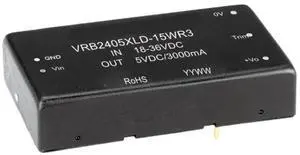 DC/DC Converter VRB2405XLD-15WR3 15W Isolated DC-DC Converter Wide Input and Regulated Single Output DC/DC Converter VRB2405XLD-15WR3 15W Isolated DC-DC Converter Wide Input and Regulated Single Output