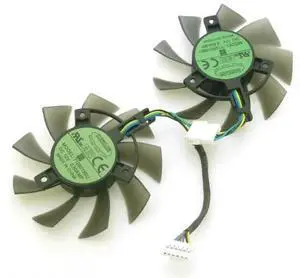 2pcs/lot FD8015U12D T128015BU 75mm 0.50AMP 6Pin for TUF-GTX RTX2060 GTX1660ti 1660 1650 TUF Graphics Video Card VGA Fan 2pcs/lot FD8015U12D T128015BU 75mm 0.50AMP 6Pin for TUF-GTX RTX2060 GTX1660ti 1660 1650 TUF Graphics Video Card VGA Fan