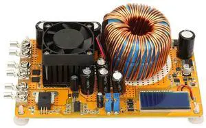 Power Supply Module DC-DC Power Converter 8-40V to 0-32V 50A 800W Adjustable Step-Down Module with Heatsink Fan Power Supply Module DC-DC Power Converter 8-40V to 0-32V 50A 800W Adjustable Step-Down Module with Heatsink Fan