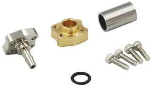 Hydraulic Full-Metal Flange 4MM Connector For RC Hydraulic Excavator Dump Truck Bulldozer Simulation Parts Hydraulic Full-Metal Flange 4MM Connector For RC Hydraulic Excavator Dump Truck Bulldozer Simulation Parts